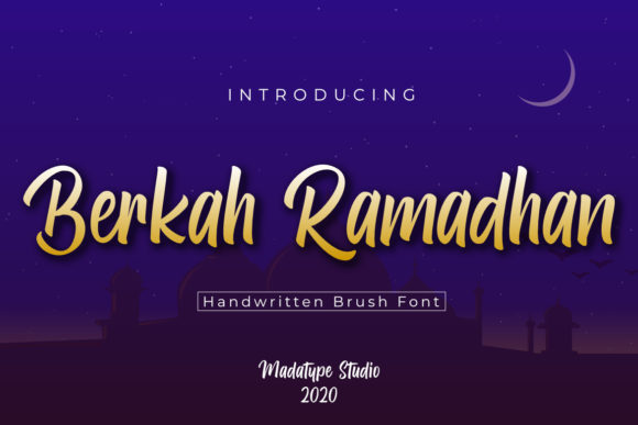 Berkah Ramadhan: A Handwritten Script Font for Authentic Digital Branding