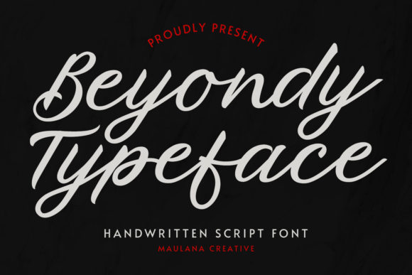 Beyondy: A Bold Handwritten Font for Campaign Headlines