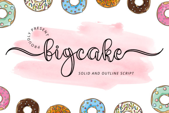 Bigcake: A Delicate Handwritten Font for Elegant Digital Branding