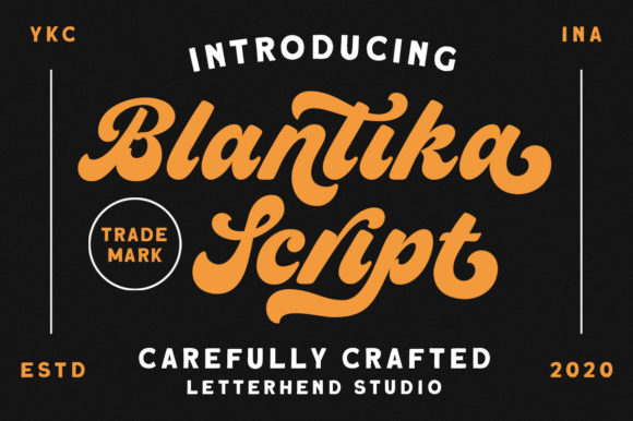 Blantika: A Vintage Script Font That Elevates Real Small Business Branding