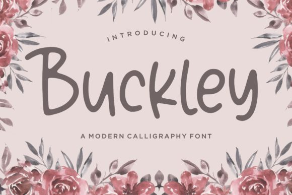 Buckley Handwritten Font for Crafters & Small Shops