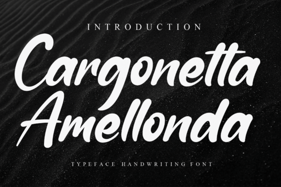 Cargonetta Amellonda: A Bold Handwritten Font That Elevates Your Brand