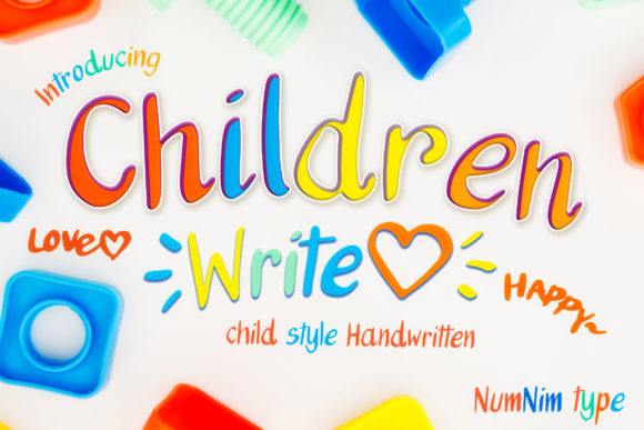 Children Write: A Handwritten Font That Feels Like Playtime