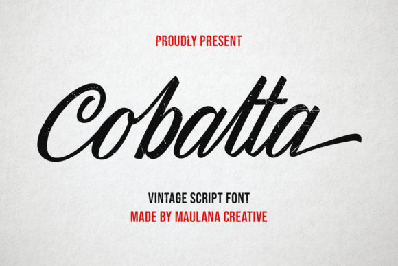 Cobalta: A Vintage Script Font That Elevates Digital Branding