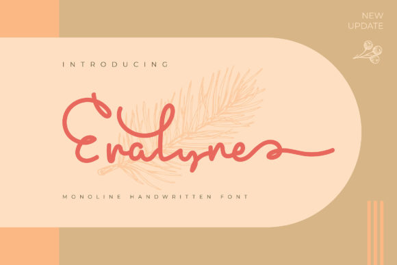 Eralyne: A Flowing Handwritten Font for Digital Brand Identity