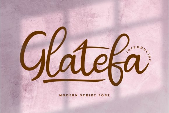Glatefa: A Sweet Handwritten Font for Joyful Campaign Moments