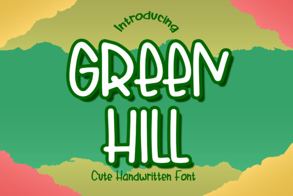 Green Hill: A Handwritten Font for Editorial Warmth