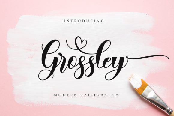 Grossley: A Modern Calligraphy Font That Elevates Your Brand