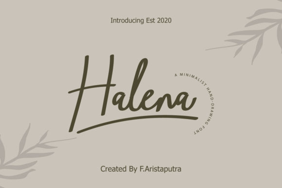 Halena: A Handwritten Font That Feels Like Home