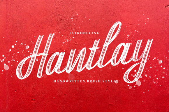 Hantlay: A Brushed Handwritten Font That Feels Like Real Ink