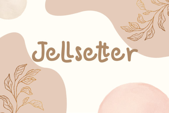 Jellsetter: A Playful Handwritten Font for Editorial Charm