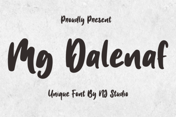 Mg Dalenaf: A Soft, Bold Script Font for Thoughtful Branding