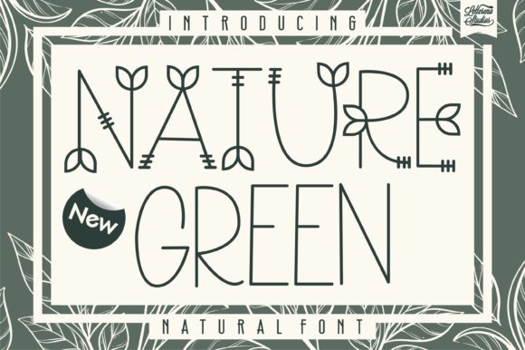 Nature Green: A Handwritten Font That Feels Like Home