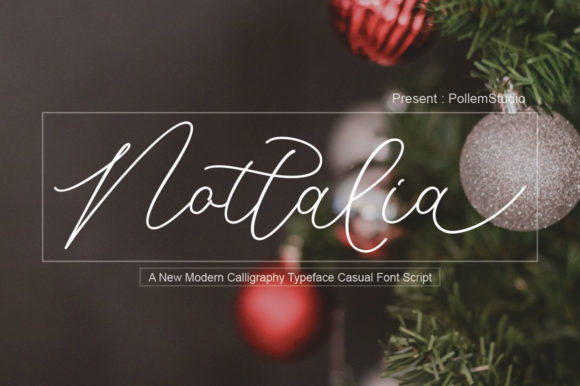 Nottalia: A Modern Script Typeface for Editorial Warmth