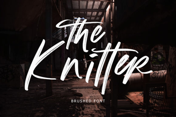 The Knitter: A Warm, Handwritten Font for Authentic Branding