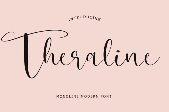 Theraline: A Premium Script Font for Professional Branding