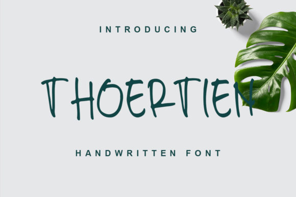 Thoertien: A Handwritten Font for Editorial Warmth and Clarity